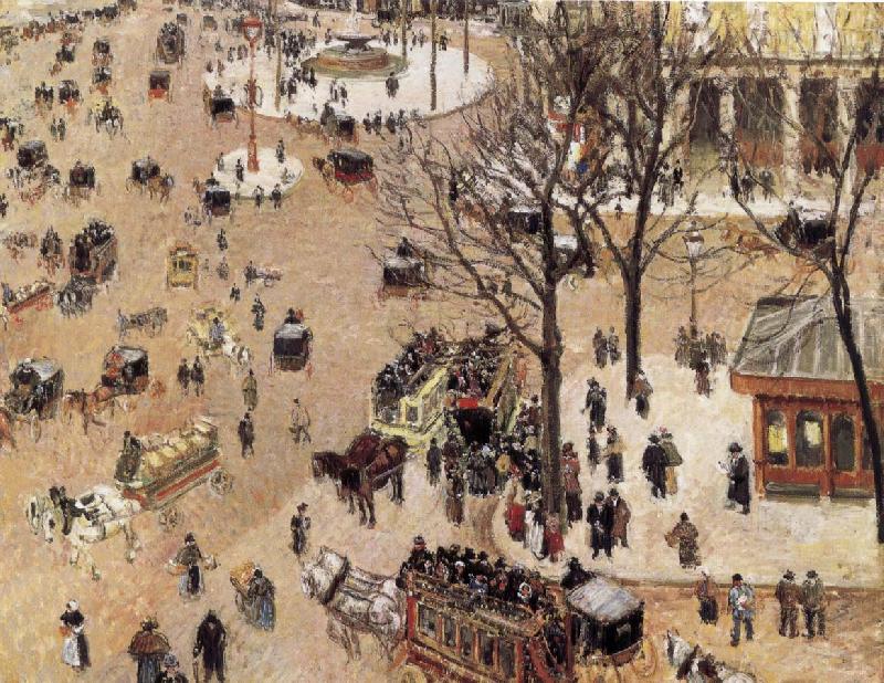 Camille Pissarro Francis Square Theater Germany oil painting art